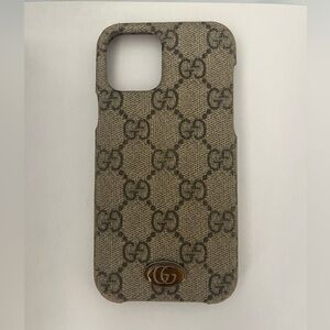 Authentic Gucci Ophidia GG Supreme Canvas iPhone 13 Case
